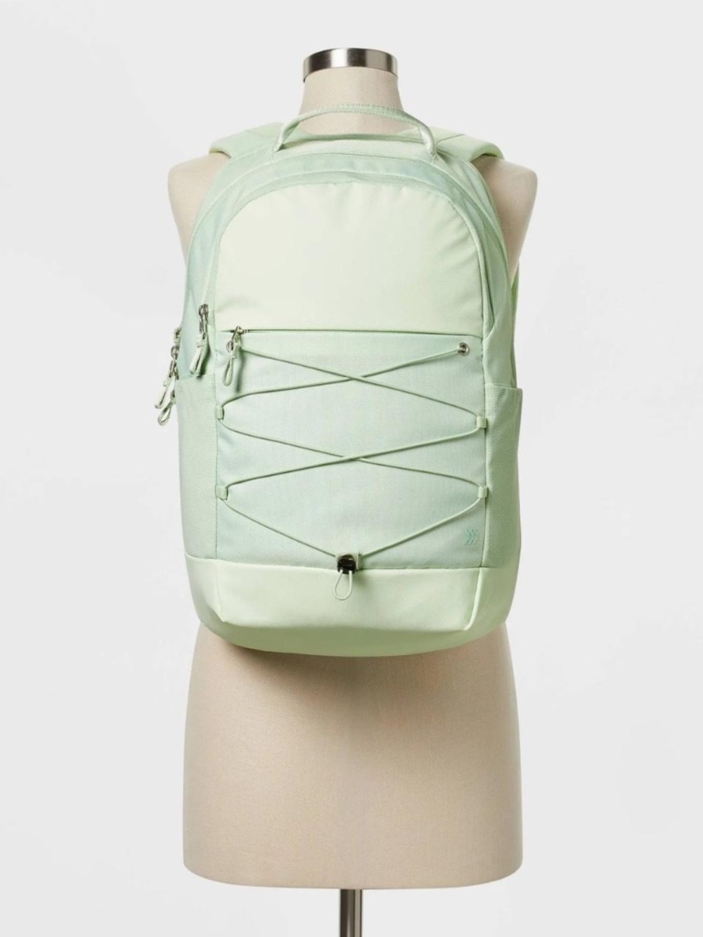 All in motion Sporty 19" Backpack - Mint Green with white accents